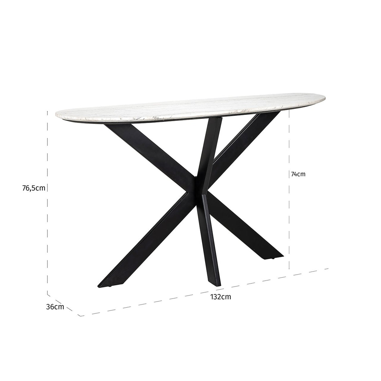 Wandtafel Trocadero wit van Richmond Interiors – Luxe comfort op maat van PureWonen. Vraag naar de beste prijs.