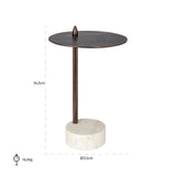 Bijzettafel Barron (Bronze) van Richmond Interiors – Luxe comfort op maat van PureWonen. Vraag naar de beste prijs.