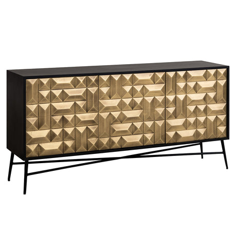 Dressoir Tetro Gold van Richmond Interiors – Luxe comfort op maat van PureWonen. Vraag naar de beste prijs.