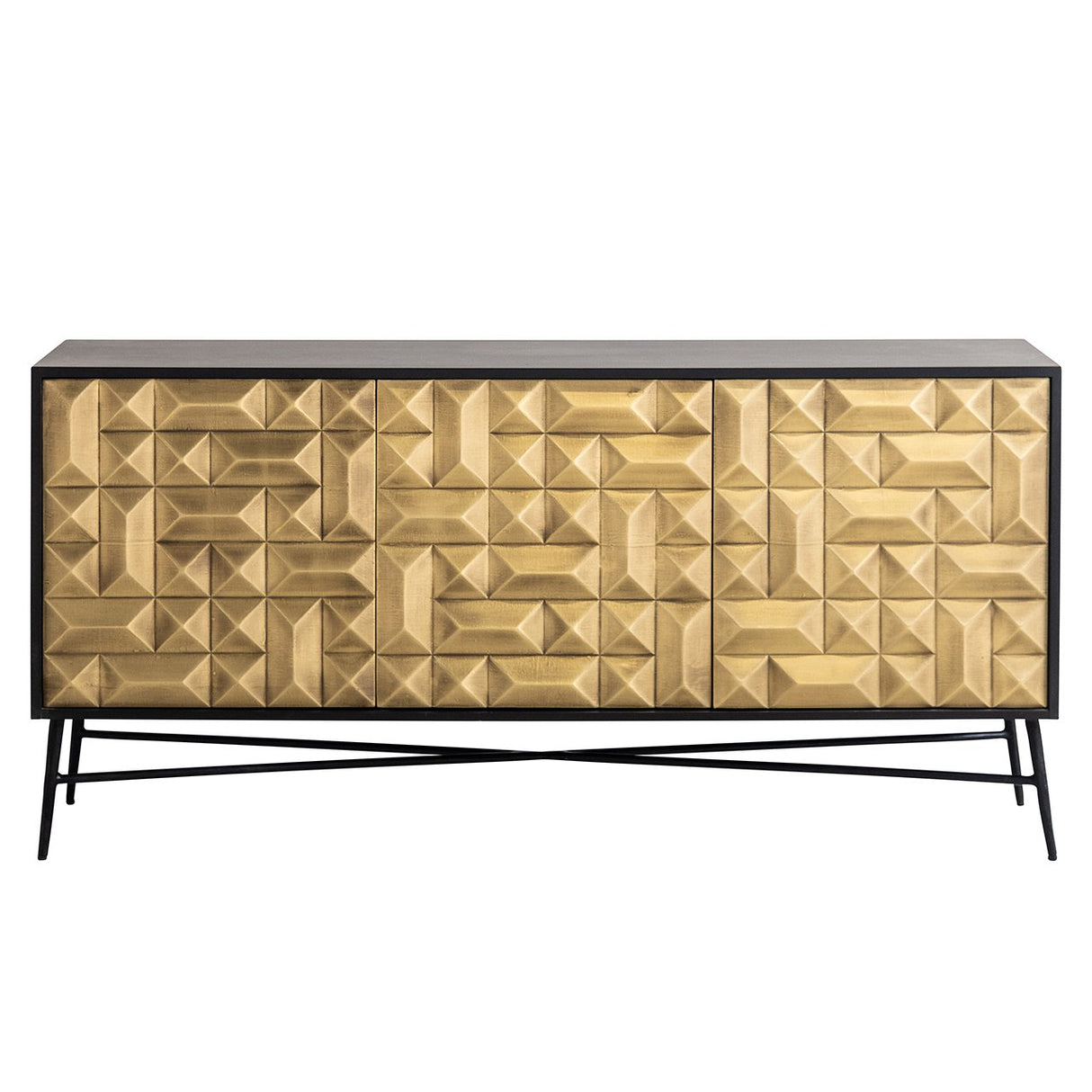 Dressoir Tetro Gold van Richmond Interiors – Luxe comfort op maat van PureWonen. Vraag naar de beste prijs.