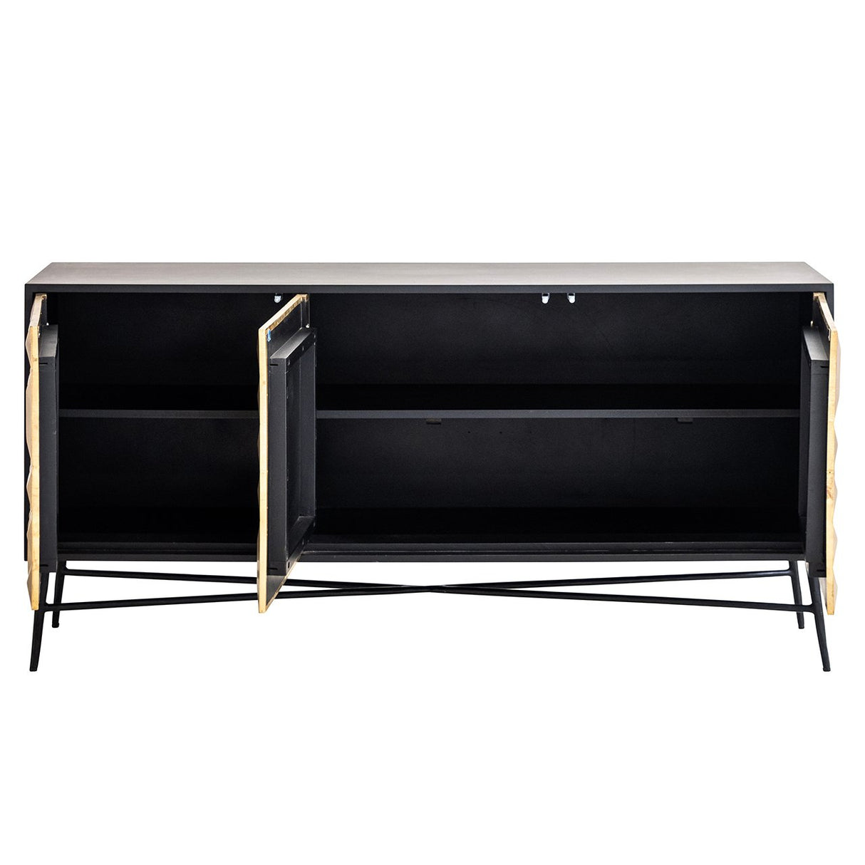 Dressoir Tetro Gold van Richmond Interiors – Luxe comfort op maat van PureWonen. Vraag naar de beste prijs.