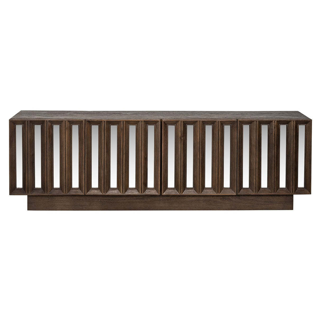 TV-dressoir Bryant 4-deuren (Brown) van Richmond Interiors – Luxe comfort op maat van PureWonen. Vraag naar de beste prijs.