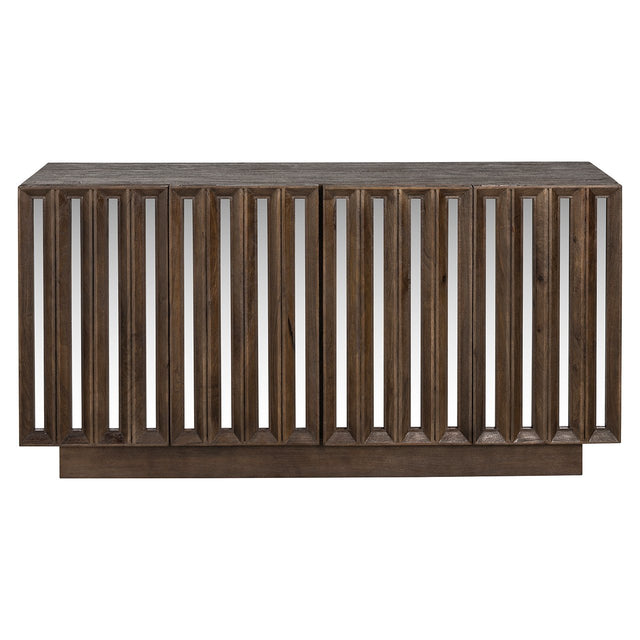 Dressoir Bryant 4-deuren (Brown) van Richmond Interiors – Luxe comfort op maat van PureWonen. Vraag naar de beste prijs.