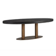 Eettafel Macaron ovaal 235 (Black rustic) van Richmond Interiors – Luxe comfort op maat van PureWonen. Vraag naar de beste prijs.