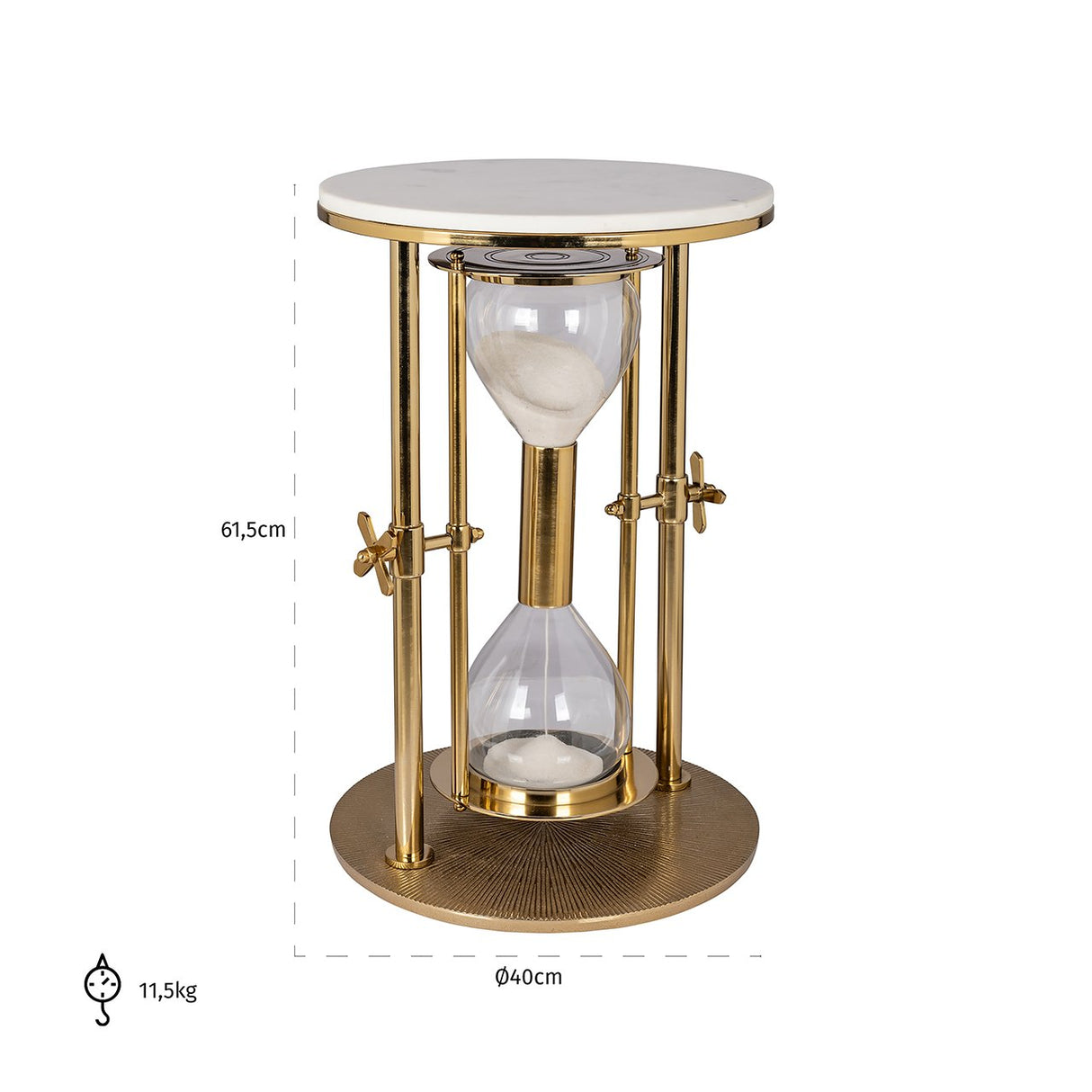 Bijzettafel Tempus (Gold) van Richmond Interiors – Luxe comfort op maat van PureWonen. Vraag naar de beste prijs.