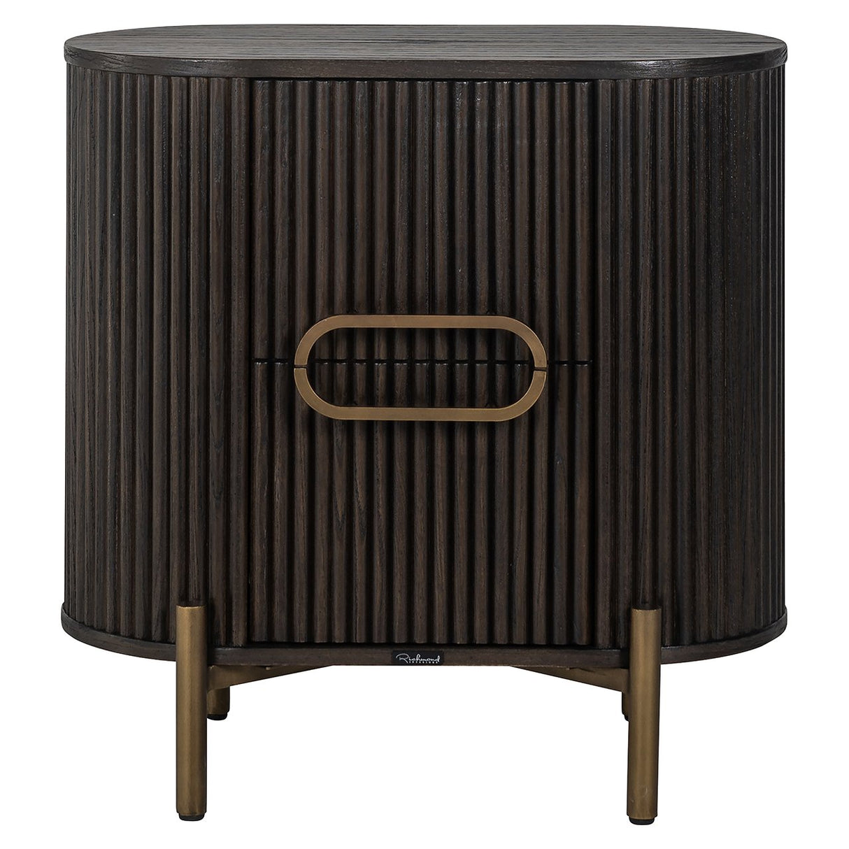 Nachtkastje Luxor 1-deur (Brown) van Richmond Interiors – Luxe comfort op maat van PureWonen. Vraag naar de beste prijs.