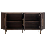 Dressoir luxor 4-deurs (Brown) van Richmond Interiors – Luxe comfort op maat van PureWonen. Vraag naar de beste prijs.