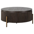 Salontafel Luxor 95Ø (Brown) van Richmond Interiors – Luxe comfort op maat van PureWonen. Vraag naar de beste prijs.