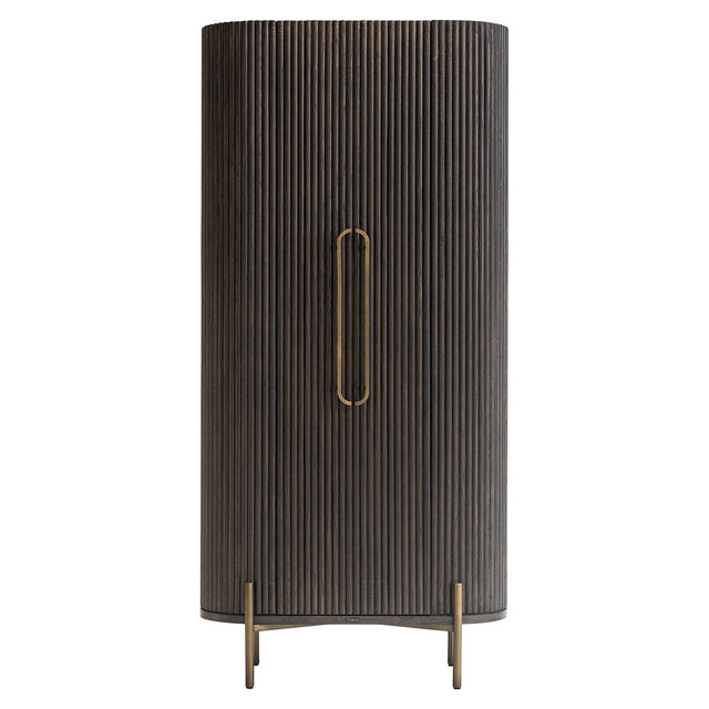 Wandkast Luxor 1-deur (Brown) van Richmond Interiors – Luxe comfort op maat van PureWonen. Vraag naar de beste prijs.
