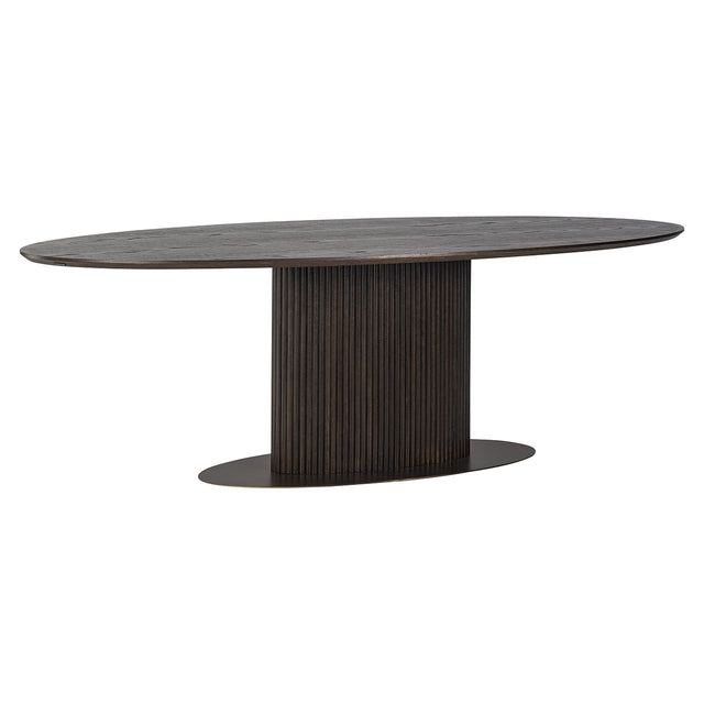 Eettafel Luxor ovaal 235 (Brown) van Richmond Interiors – Luxe comfort op maat van PureWonen. Vraag naar de beste prijs.
