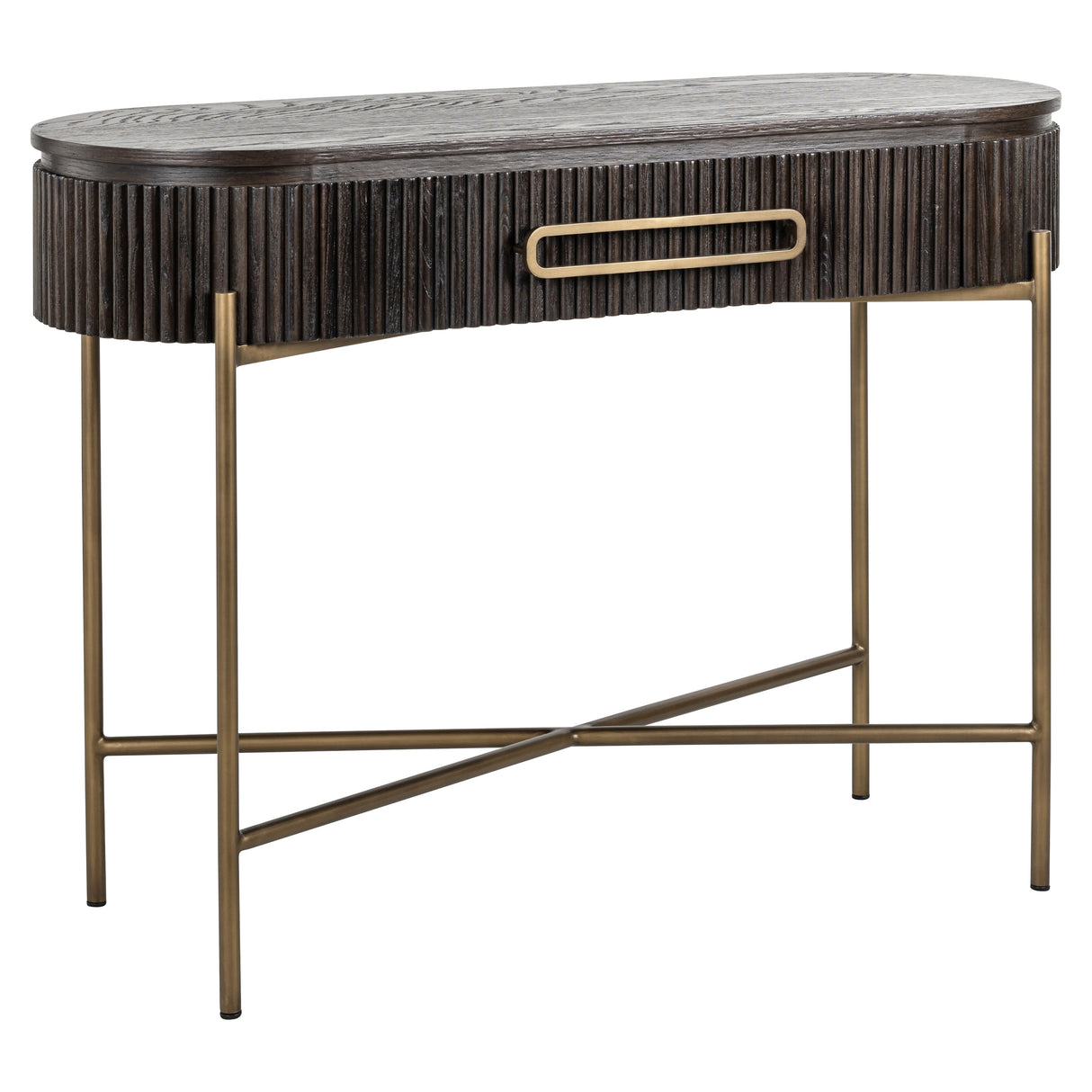 Wandtafel Luxor 1-lade (Brown) van Richmond Interiors – Luxe comfort op maat van PureWonen. Vraag naar de beste prijs.