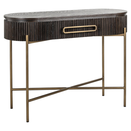 Wandtafel Luxor 1-lade (Brown) van Richmond Interiors – Luxe comfort op maat van PureWonen. Vraag naar de beste prijs.