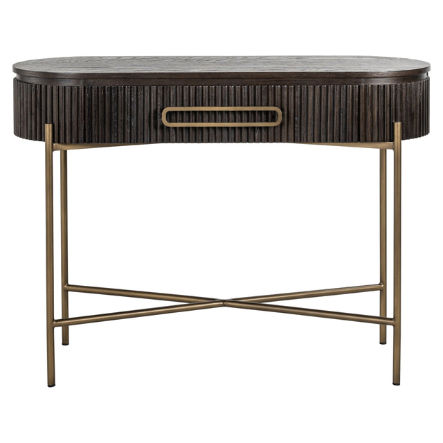 Wandtafel Luxor 1-lade (Brown) van Richmond Interiors – Luxe comfort op maat van PureWonen. Vraag naar de beste prijs.