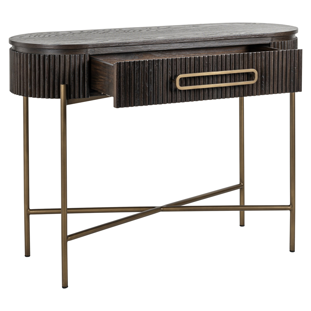 Wandtafel Luxor 1-lade (Brown) van Richmond Interiors – Luxe comfort op maat van PureWonen. Vraag naar de beste prijs.