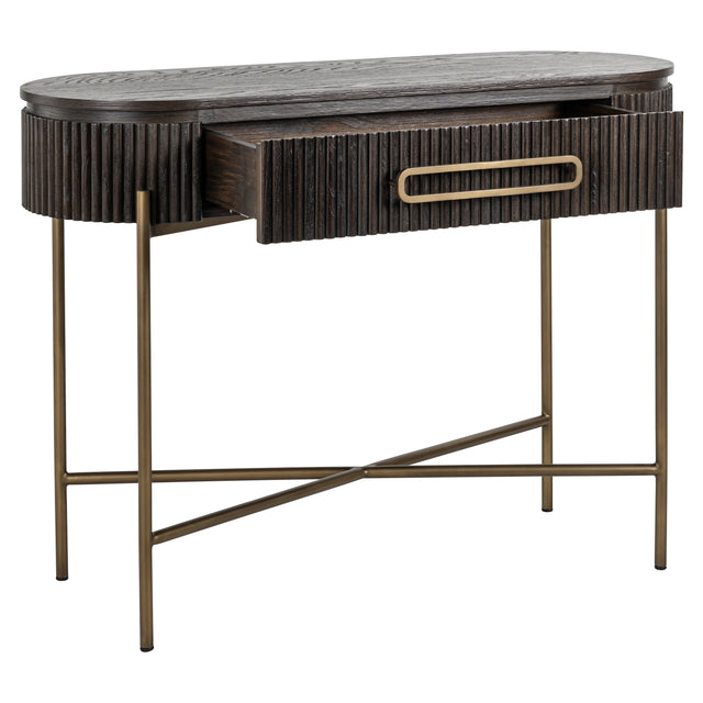 Wandtafel Luxor 1-lade (Brown) van Richmond Interiors – Luxe comfort op maat van PureWonen. Vraag naar de beste prijs.