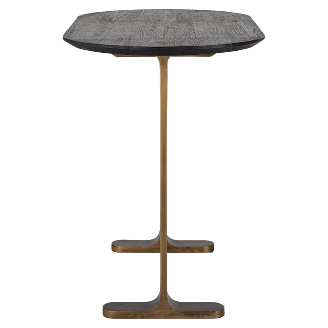 Bartafel Revelin ovaal (Black/gold) van Richmond Interiors – Luxe comfort op maat van PureWonen. Vraag naar de beste prijs.