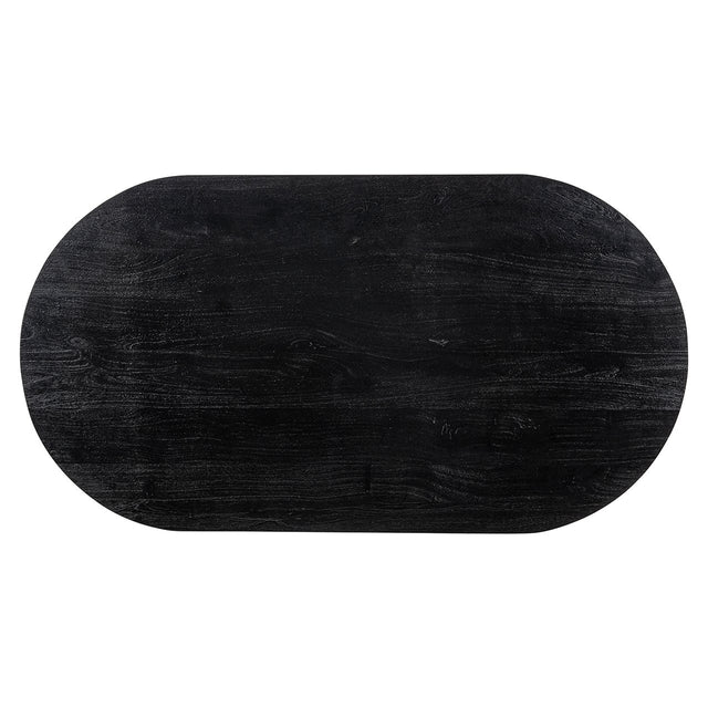 Bartafel Revelin ovaal (Black/gold) van Richmond Interiors – Luxe comfort op maat van PureWonen. Vraag naar de beste prijs.