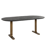Eettafel Revelin 200 (Black/gold) van Richmond Interiors – Luxe comfort op maat van PureWonen. Vraag naar de beste prijs.