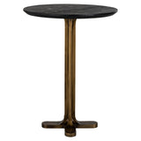 Bartafel Revelin 80 rond (Black/gold) van Richmond Interiors – Luxe comfort op maat van PureWonen. Vraag naar de beste prijs.
