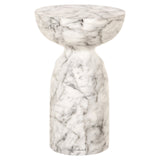 Bijzettafel Kita faux wit marmer (White) van Richmond Interiors – Luxe comfort op maat van PureWonen. Vraag naar de beste prijs.