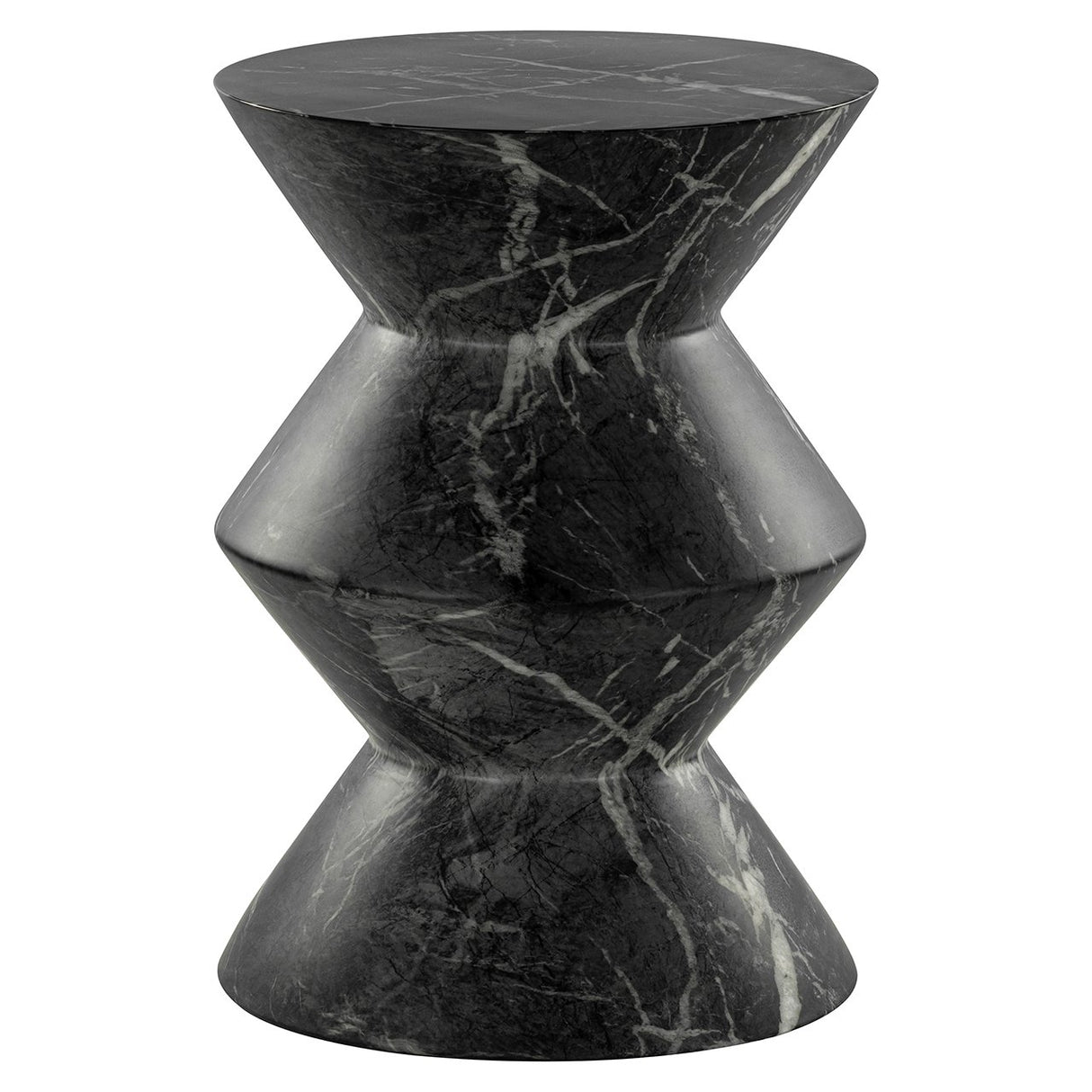 Bijzettafel Bosco faux zwart marmer (Black) van Richmond Interiors – Luxe comfort op maat van PureWonen. Vraag naar de beste prijs.