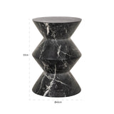 Bijzettafel Bosco faux zwart marmer (Black) van Richmond Interiors – Luxe comfort op maat van PureWonen. Vraag naar de beste prijs.
