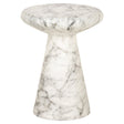 Bijzettafel Lohan faux wit marmer (White) van Richmond Interiors – Luxe comfort op maat van PureWonen. Vraag naar de beste prijs.