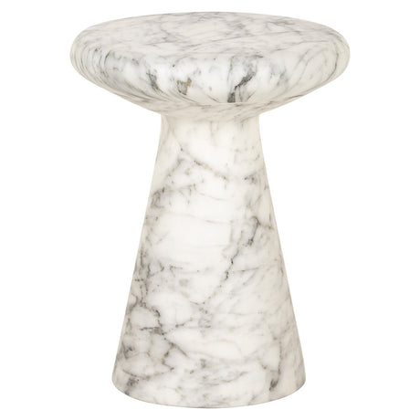 Bijzettafel Lohan faux wit marmer (White) van Richmond Interiors – Luxe comfort op maat van PureWonen. Vraag naar de beste prijs.