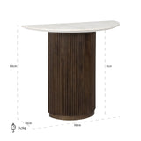 Wandtafel Mayfield (Brown) van Richmond Interiors – Luxe comfort op maat van PureWonen. Vraag naar de beste prijs.