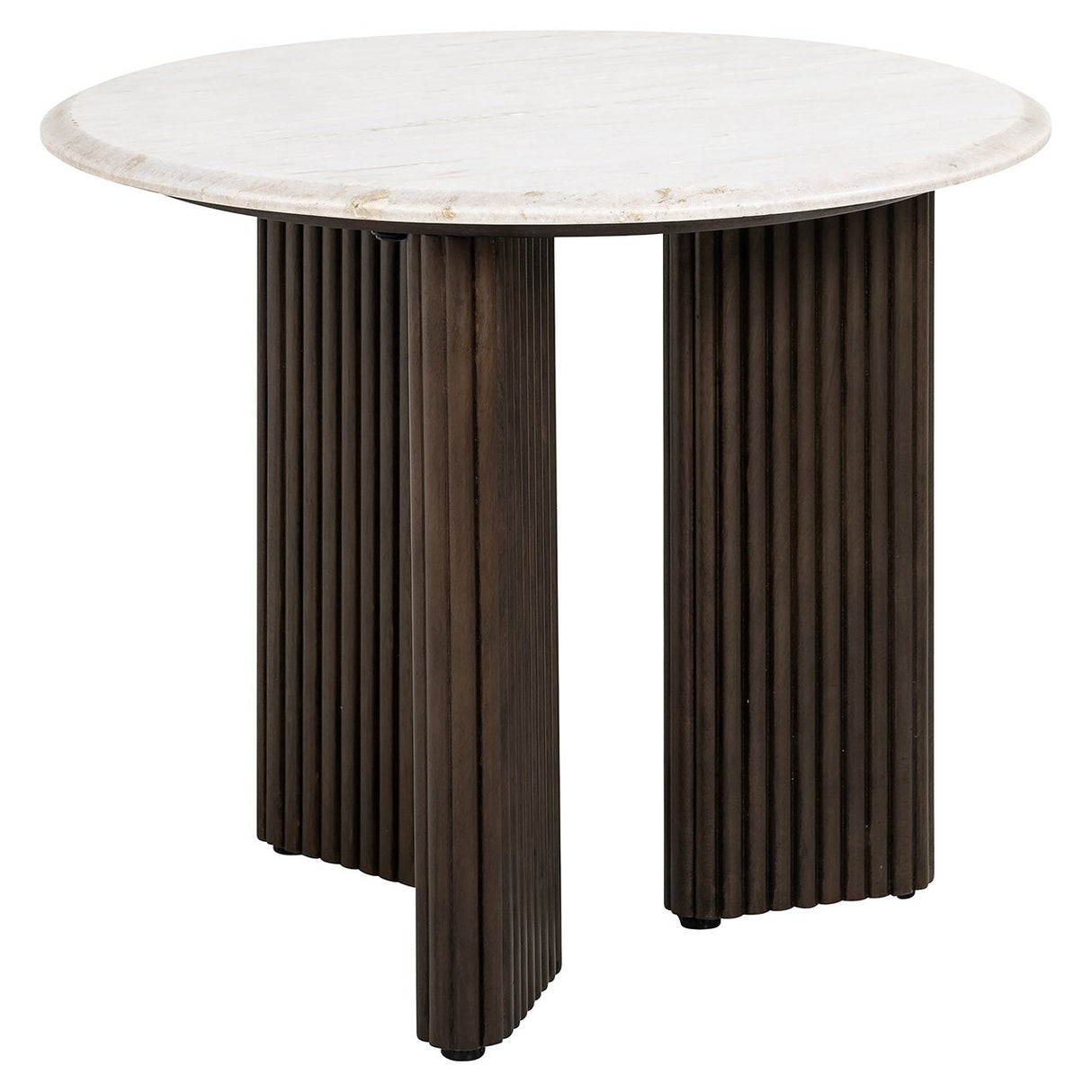 Bijzettafel Mayfield 55Ø (White) van Richmond Interiors – Luxe comfort op maat van PureWonen. Vraag naar de beste prijs.