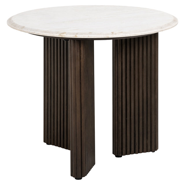 Bijzettafel Mayfield 55Ø (White) van Richmond Interiors – Luxe comfort op maat van PureWonen. Vraag naar de beste prijs.