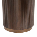 Eettafel Mayfield 120Ø (Brown) van Richmond Interiors – Luxe comfort op maat van PureWonen. Vraag naar de beste prijs.