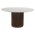 Eettafel Mayfield 140Ø (Brown) van Richmond Interiors – Luxe comfort op maat van PureWonen. Vraag naar de beste prijs.