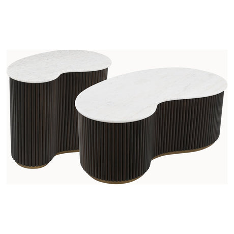 Salontafel Mayfield set van 2 (Brown) van Richmond Interiors – Luxe comfort op maat van PureWonen. Vraag naar de beste prijs.