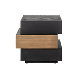 Bijzettafel Cambon 3-laags (Dark coffee) van Richmond Interiors – Luxe comfort op maat van PureWonen. Vraag naar de beste prijs.