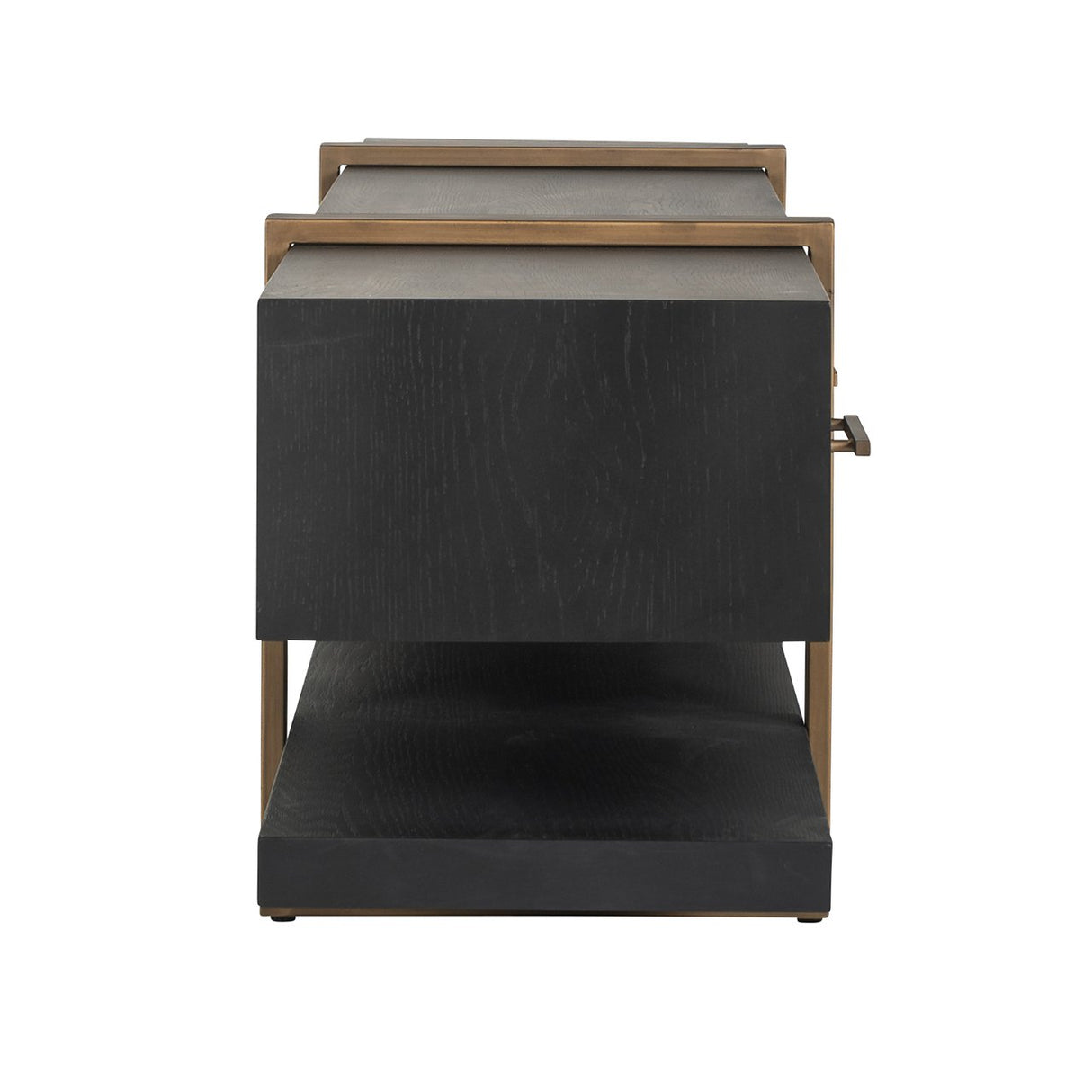 TV-dressoir Cambon 3-laden (Dark coffee) van Richmond Interiors – Luxe comfort op maat van PureWonen. Vraag naar de beste prijs.