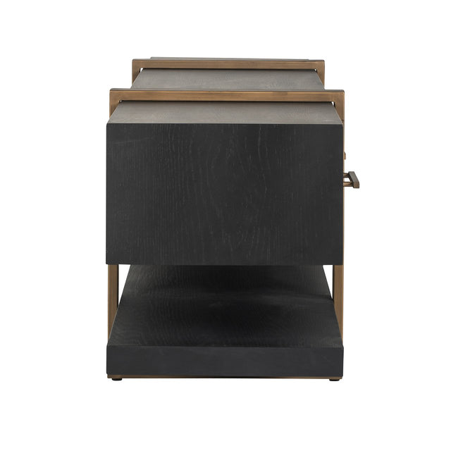 TV-dressoir Cambon 3-laden (Dark coffee) van Richmond Interiors – Luxe comfort op maat van PureWonen. Vraag naar de beste prijs.