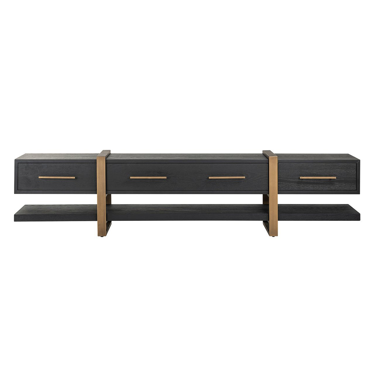TV-dressoir Cambon 3-laden (Dark coffee) van Richmond Interiors – Luxe comfort op maat van PureWonen. Vraag naar de beste prijs.