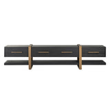 TV-dressoir Cambon 3-laden (Dark coffee) van Richmond Interiors – Luxe comfort op maat van PureWonen. Vraag naar de beste prijs.