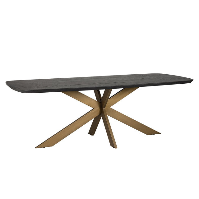 Eettafel Cambon 280 deens ovaal (Dark coffee) van Richmond Interiors – Luxe comfort op maat van PureWonen. Vraag naar de beste prijs.