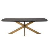 Eettafel Cambon 280 deens ovaal (Dark coffee) van Richmond Interiors – Luxe comfort op maat van PureWonen. Vraag naar de beste prijs.