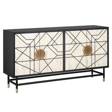 Dressoir Novas 4-deuren van Richmond Interiors – Luxe comfort op maat van PureWonen. Vraag naar de beste prijs.