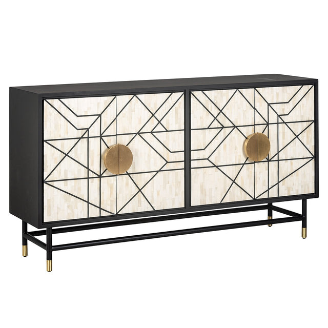 Dressoir Novas 4-deuren van Richmond Interiors – Luxe comfort op maat van PureWonen. Vraag naar de beste prijs.