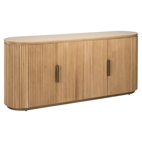 Dressoir Belfort 4-deurs (Natural oak) van Richmond Interiors – Luxe comfort op maat van PureWonen. Vraag naar de beste prijs.