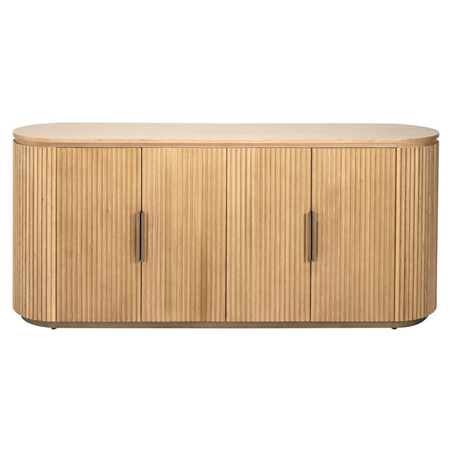 Dressoir Belfort 4-deurs (Natural oak) van Richmond Interiors – Luxe comfort op maat van PureWonen. Vraag naar de beste prijs.