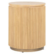 Bijzettafel Belfort 50Ø (Natural oak) van Richmond Interiors – Luxe comfort op maat van PureWonen. Vraag naar de beste prijs.