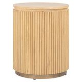 Bijzettafel Belfort 50Ø (Natural oak) van Richmond Interiors – Luxe comfort op maat van PureWonen. Vraag naar de beste prijs.