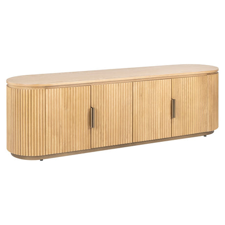 TV-meubel Belfort 4-deurs (Natural oak) van Richmond Interiors – Luxe comfort op maat van PureWonen. Vraag naar de beste prijs.