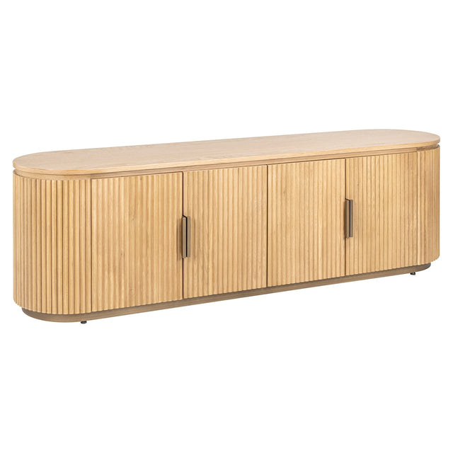 TV-meubel Belfort 4-deurs (Natural oak) van Richmond Interiors – Luxe comfort op maat van PureWonen. Vraag naar de beste prijs.