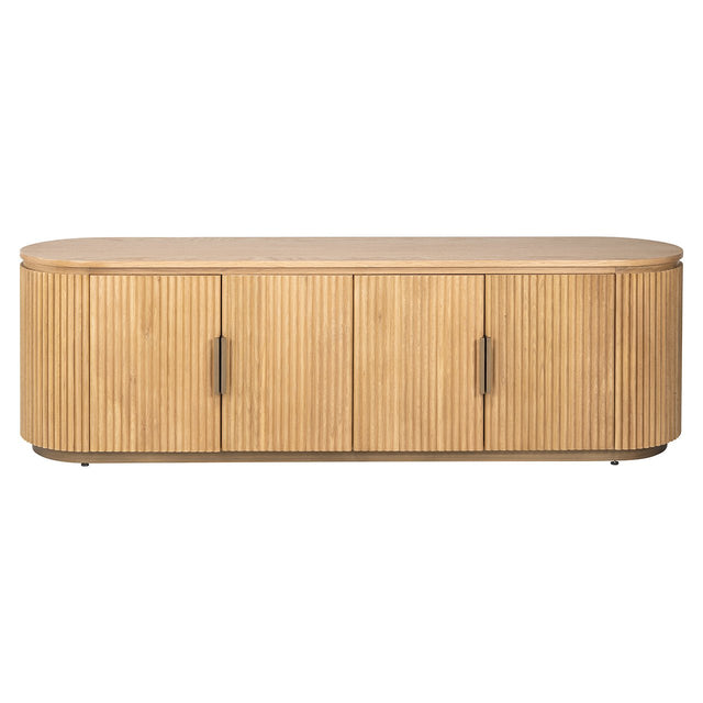 TV-meubel Belfort 4-deurs (Natural oak) van Richmond Interiors – Luxe comfort op maat van PureWonen. Vraag naar de beste prijs.